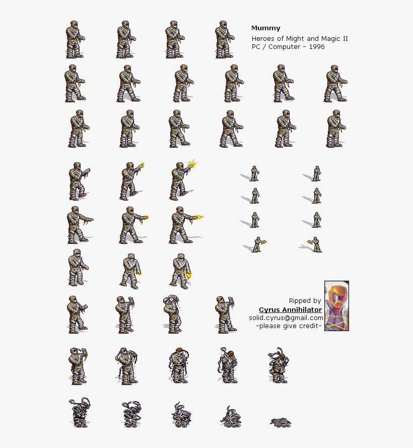 Mummy - Mummy Sprite - Free Transparent PNG Download - PNGkey