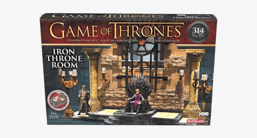 Game Of Thrones - Construction Set Iron Throne Room, transparent png #1252639