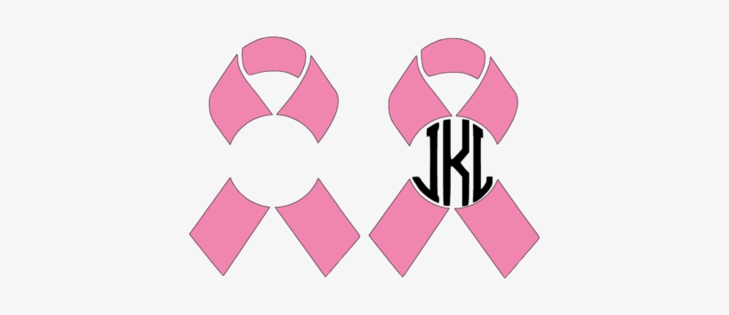 Download Cancer Ribbon Monogram Frame - Breast Cancer Logos Svg ...