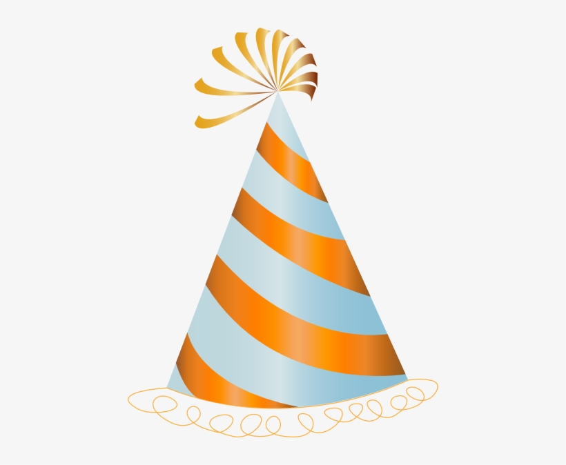 Download Orange Clipart Party Hat - Birthday Hat Vector Png - Free ...