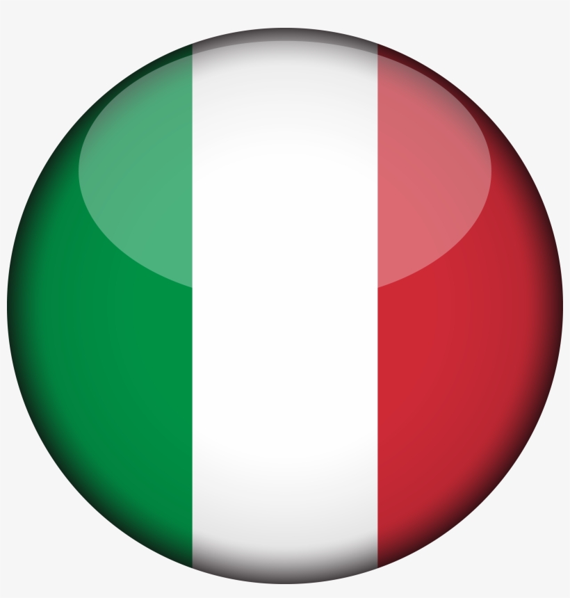 Italy Flag 3d Round Xl Italian Flag Round Png Free Transparent