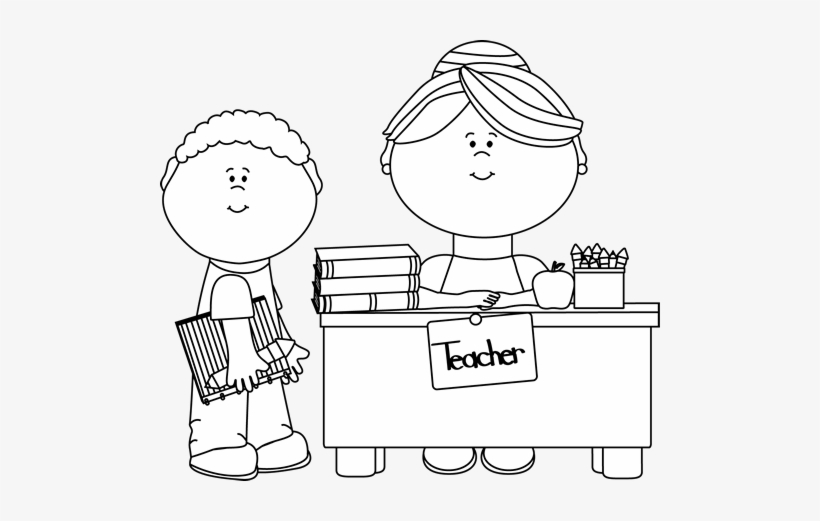 school black and white clipart
