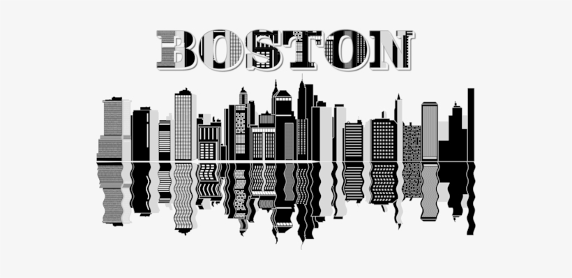 Boston Silhouette Skyline Boston Skyline Clip Art Free Transparent Png Download Pngkey