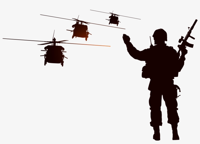 Svg Royalty Free Download Soldier Helicopter Illustration À¸ à¸²à¸ À¸ À¸ À¸«à¸¥ À¸ À¸à¸«à¸²à¸£ Free Transparent Png Download Pngkey