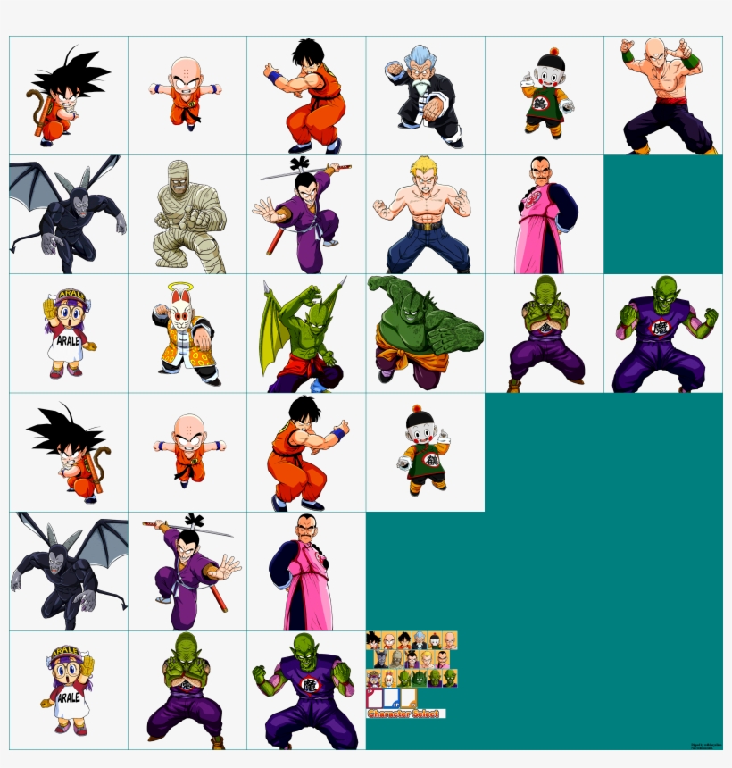 Click For Full Sized Image Character Select - King Piccolo Sprite ...