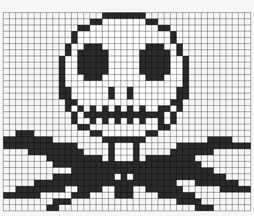 Jack Skellington Perler Bead Pattern / Bead Sprite - Pixel Art Jack