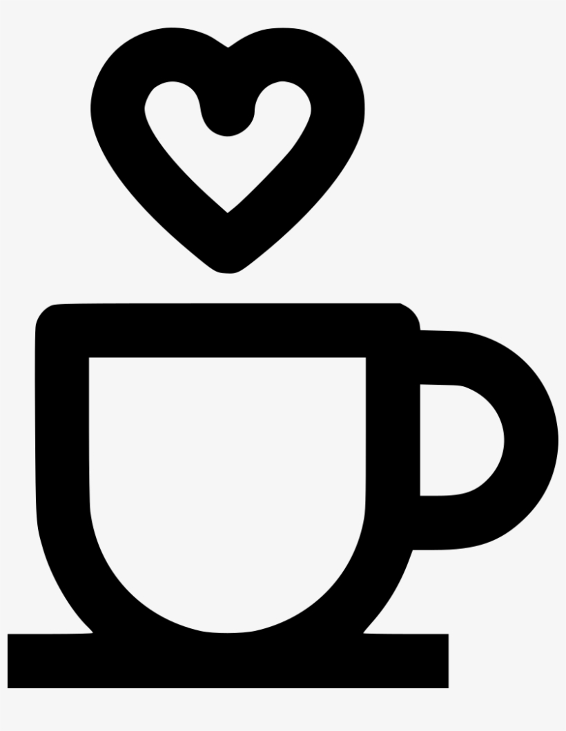 Heart Coffee Svg Png Icon Free Download Scalable Vector Graphics Free Transparent Png Download Pngkey