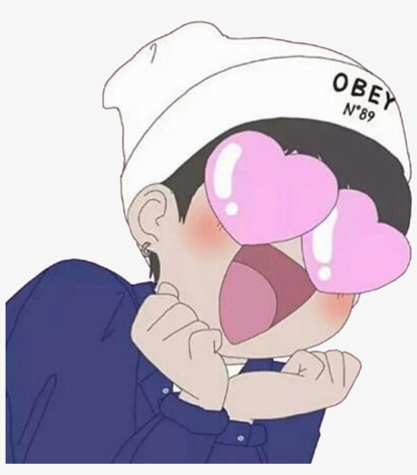 129 1295388 obey heart hearts hearteyes anime animeboy kawaii love