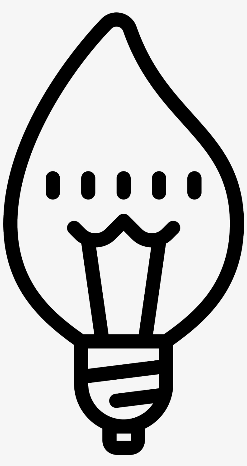 Żarówka Świecowa Icon - Incandescent Light Bulb, transparent png #134107