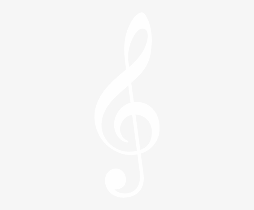 White Treble Clef Png - Free Transparent PNG Download - PNGkey