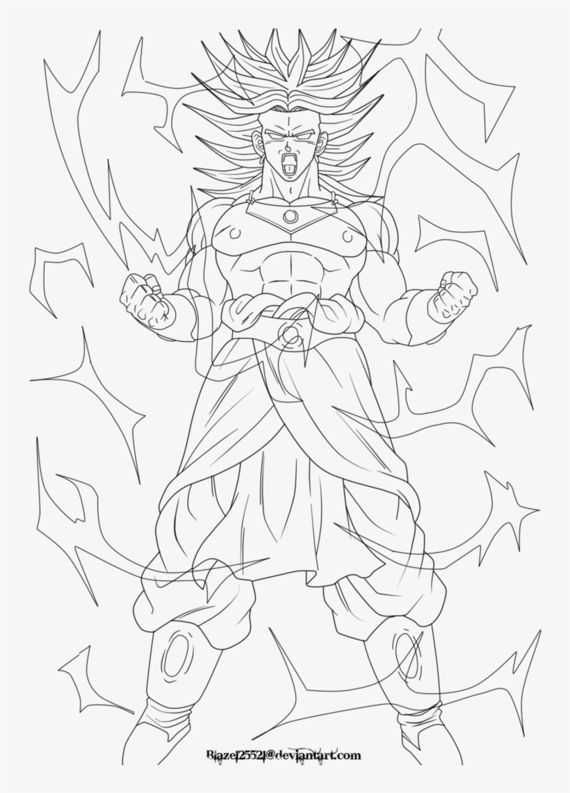 BROLY draw pencil by Gokutheboygaming on DeviantArt