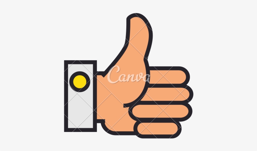 Thumbs Up Hand Vector Icon - Hand, transparent png #1316318