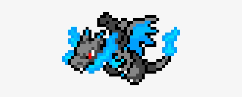Mega Charizard X Pixel Art Pixel Art Maker Charizard X Pixel Art Images
