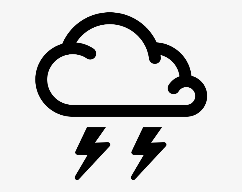 Simple Weather Icons2 Thunderstorms - Weather Icons Vector Png - Free ...