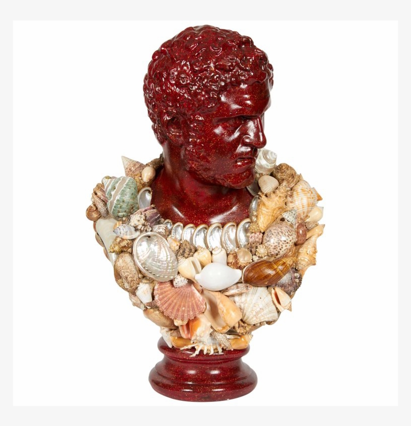 Faux Porphyry Seashell Bust Of Caracalla After Anthony - Caracalla, transparent png #1333724
