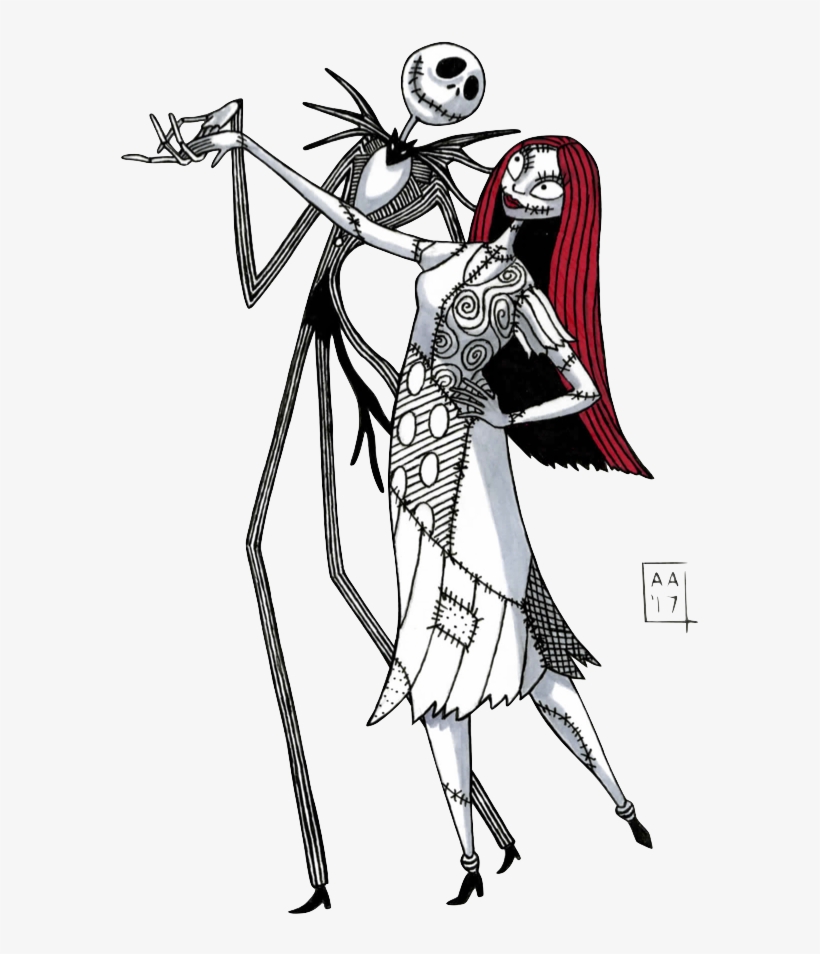 Image Of Jack♡sally - Jack And Sally Dancing - Free Transparent PNG ...
