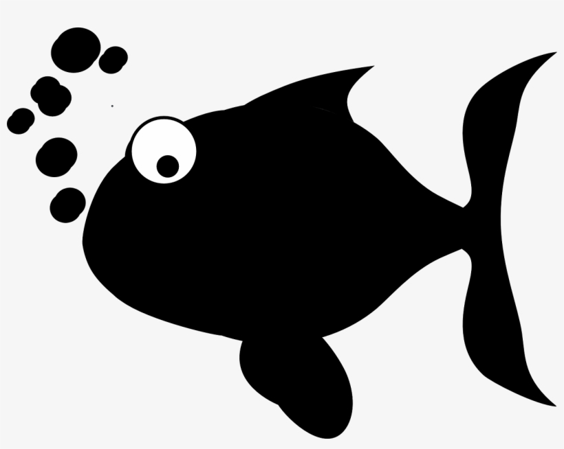 Fish, Silhouette - - Siluetas De Un Pez - Free Transparent PNG