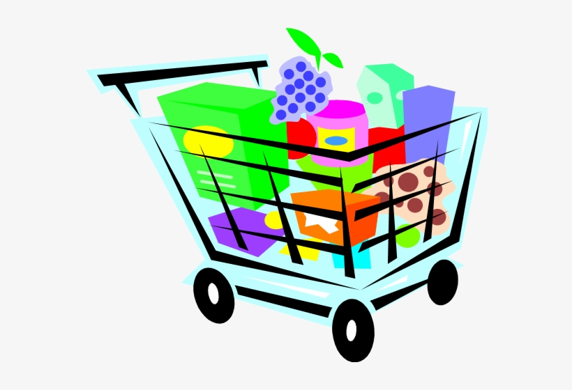 Grocery Cart - Logo Of Online Grocery Store, transparent png #1343929