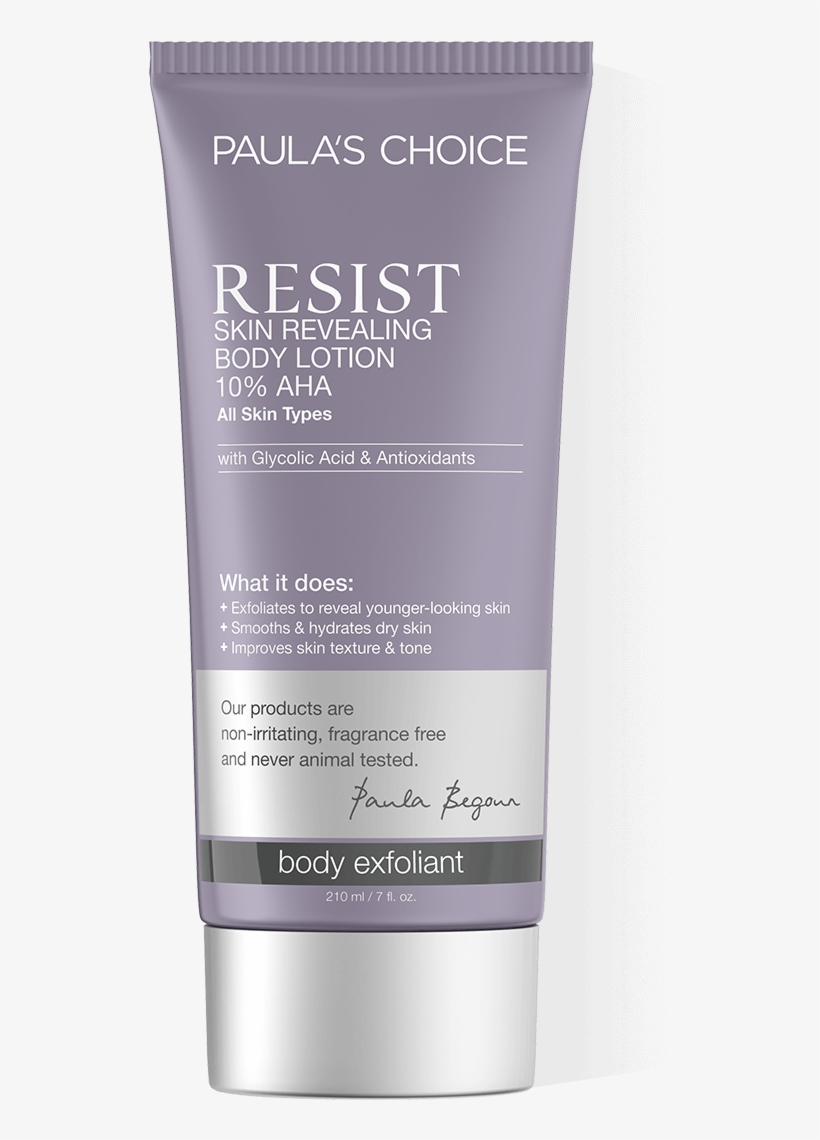 Resist Anti-aging 10% Aha Body Lotion - 寶 拉 身體 乳 購物, transparent png #1351527
