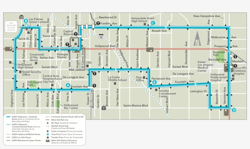 Dash Hollywood Map - Dash Beachwood Canyon - Free Transparent PNG ...