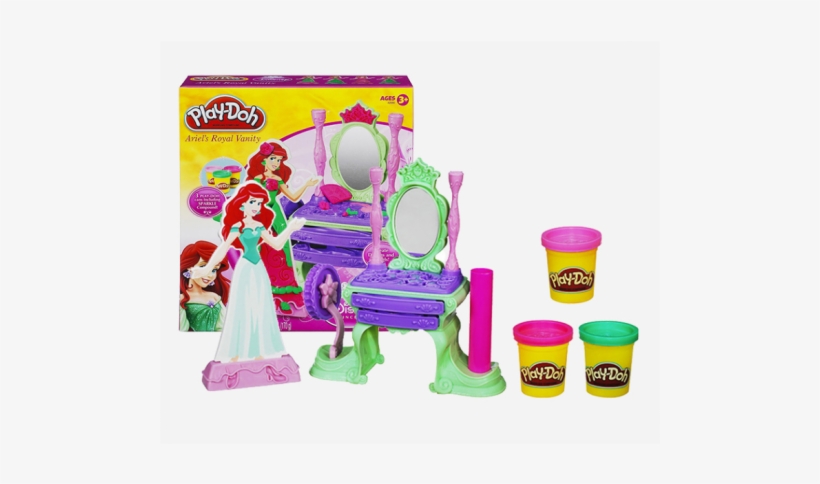 Play-doh Disney Princess Ariel's Royal Vanity, transparent png #1366859