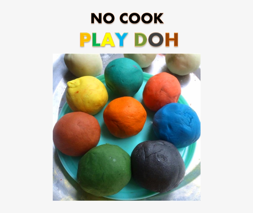 No Cook Play Dough Recipe - Recipe, transparent png #1367471