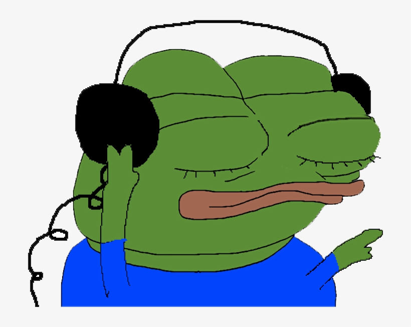 14-142664_pepe-pepe-listening-to-music.png