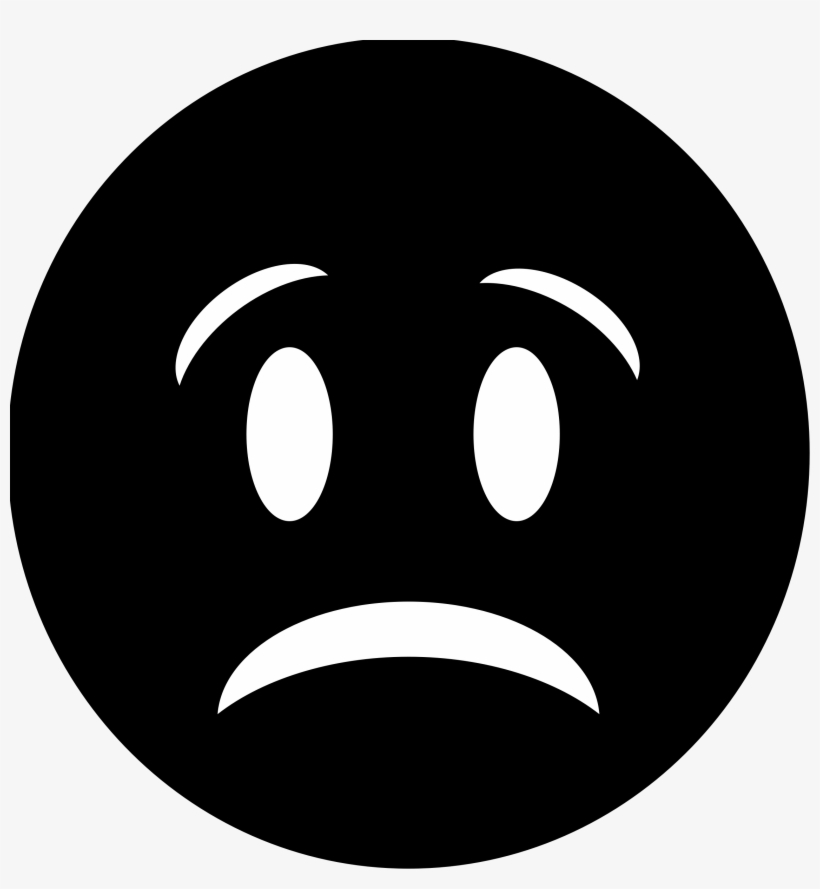 Sad Face Black And White - Signo De Interrogacion Icono - Free ...