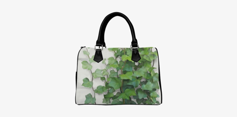 Watercolor Vines, Climbing Plant Zoom Boston Handbag - Mermaid Scales Boston Handbag, transparent png #146561