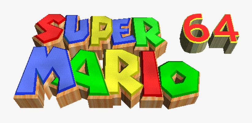 Super Mario 64 Logo Png Free Transparent Png Download Pngkey - n64 mario 64 roblox