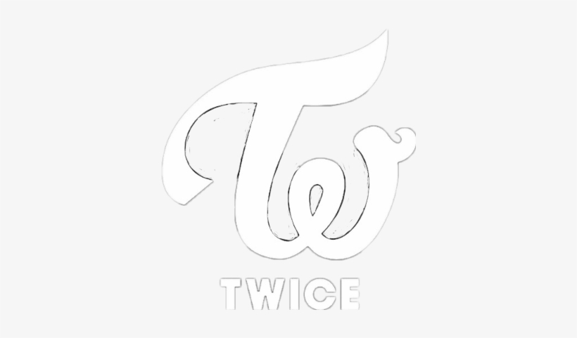 Twice Logo Blanco White Nyeon Jeongyeon Momo Sana Jihyo - Twice Kpop - Free  Transparent PNG Download - PNGkey