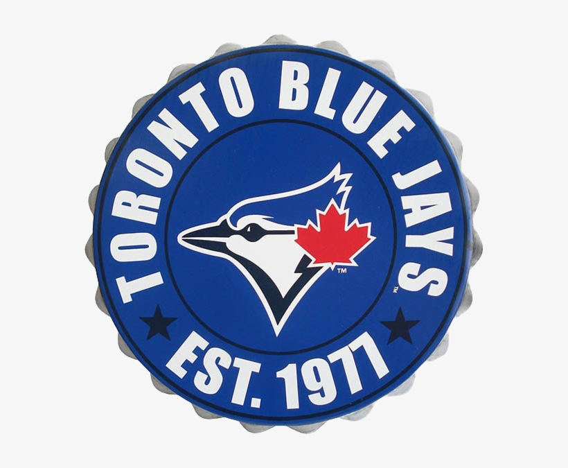Toronto Blue Jays Bottle Cap Wall Logo Toronto Blue Jays New Free Transparent Png Download Pngkey