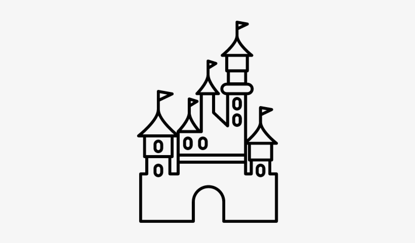 Free Free 148 Disney Castle Svg Outline SVG PNG EPS DXF File