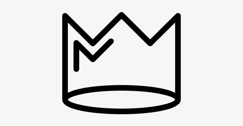 Download Royal Crown Outline With Pointed Tips Vector - Icon - Free ...