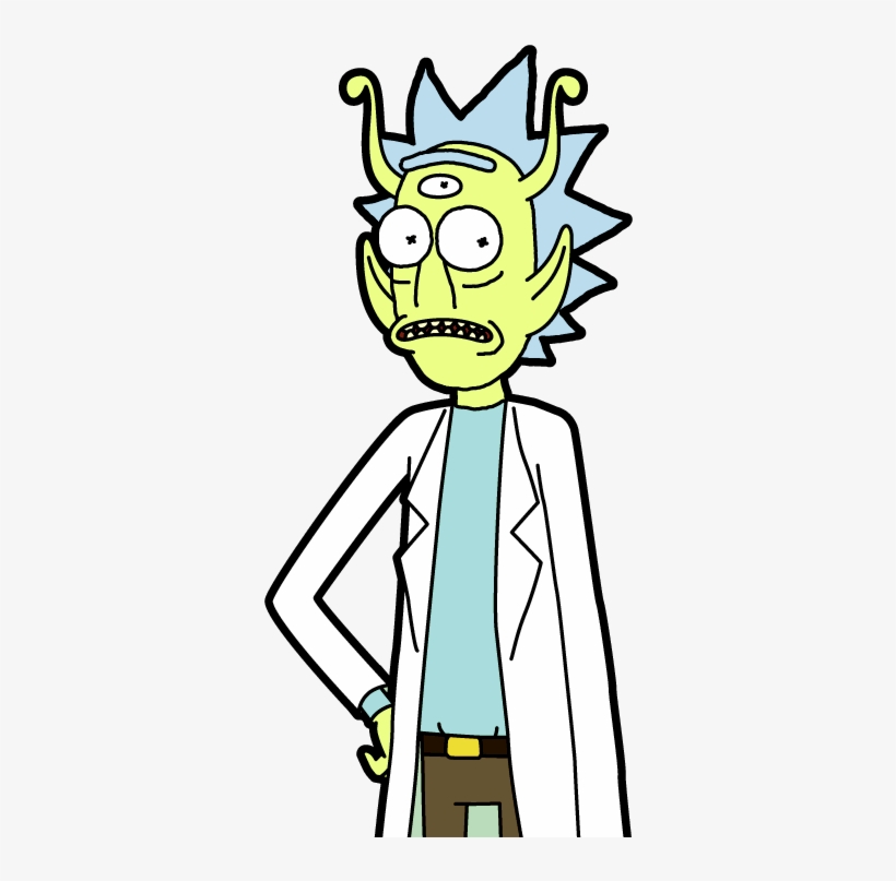 Alien Rick Sprite - Bowl Cut Rick - Free Transparent Png Download - Pngkey