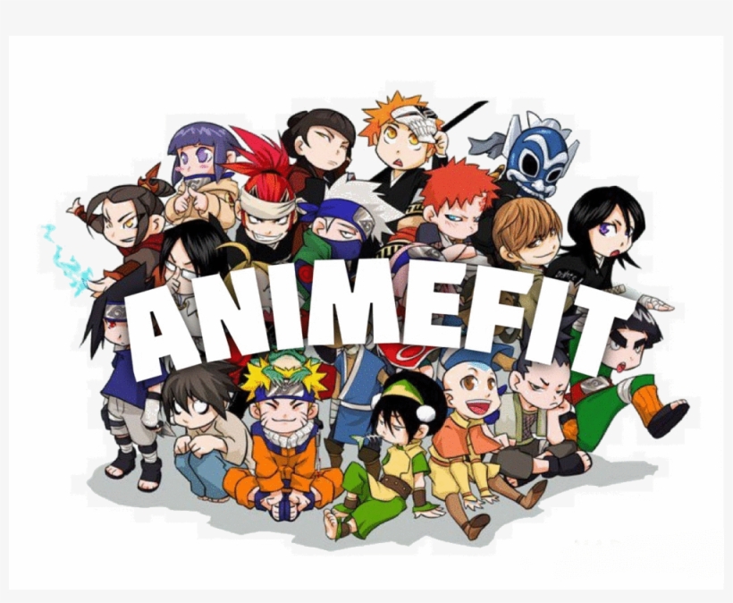 Animefit Naruto All Characters Chibi Free Transparent Png Download Pngkey