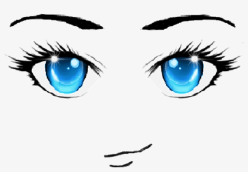 Catalog Roblox Face Anime Pictures Png Catalog Roblox - Anime Face Blue ...