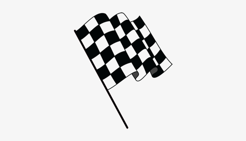 Wavy Checkered Flag - Happy Fathers Day Racing, transparent png #1477934