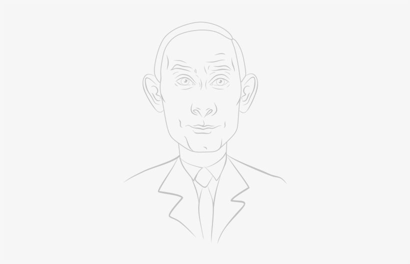 Путин нарисовать карандашом легко