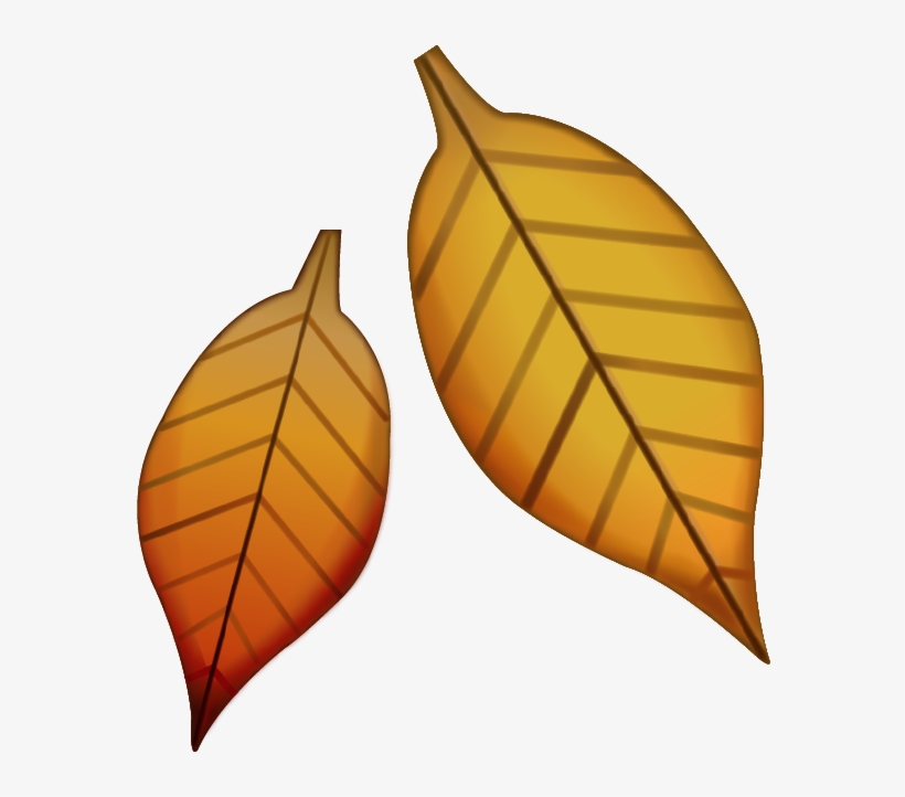 Download Leaf Emoji Image - Fall Leaf Emoji - Free Transparent PNG ...