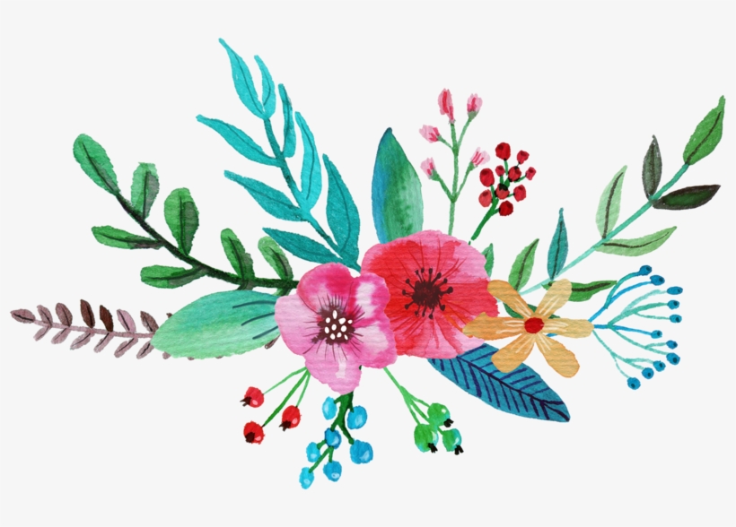 4 Cards - Flower Bouquet - Free Transparent PNG Download - PNGkey