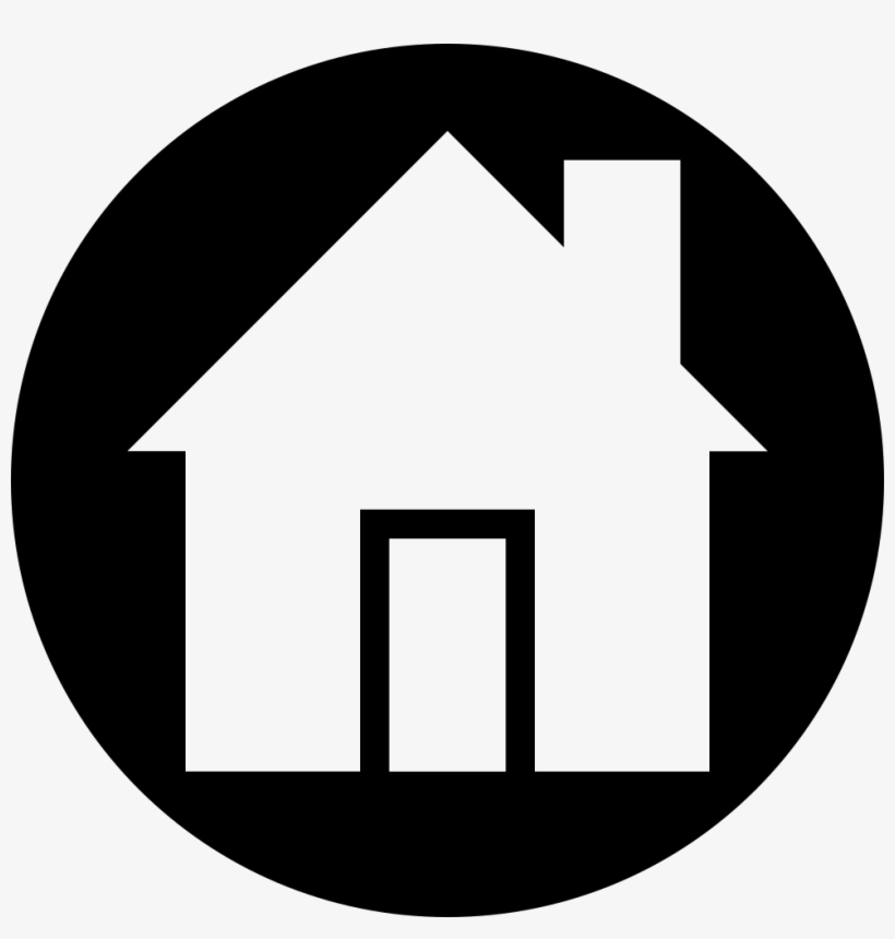 Home Icon Png White Graphic Transparent Download - Home Icon In A
