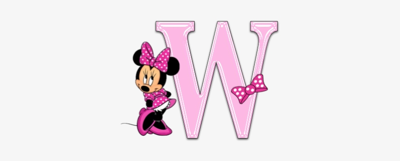 minnie mouse letters clipart lkerta