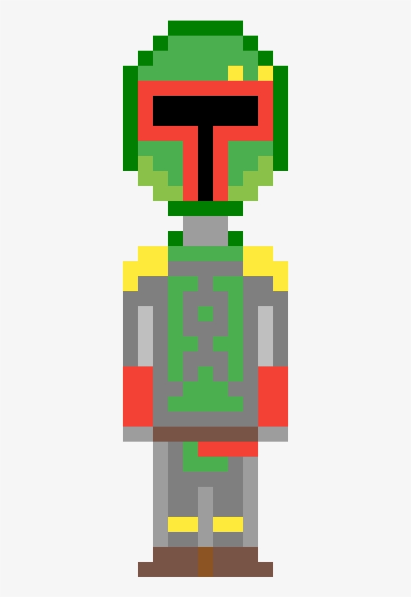 Boba Fett Sprite - Illustration - Free Transparent PNG Download - PNGkey