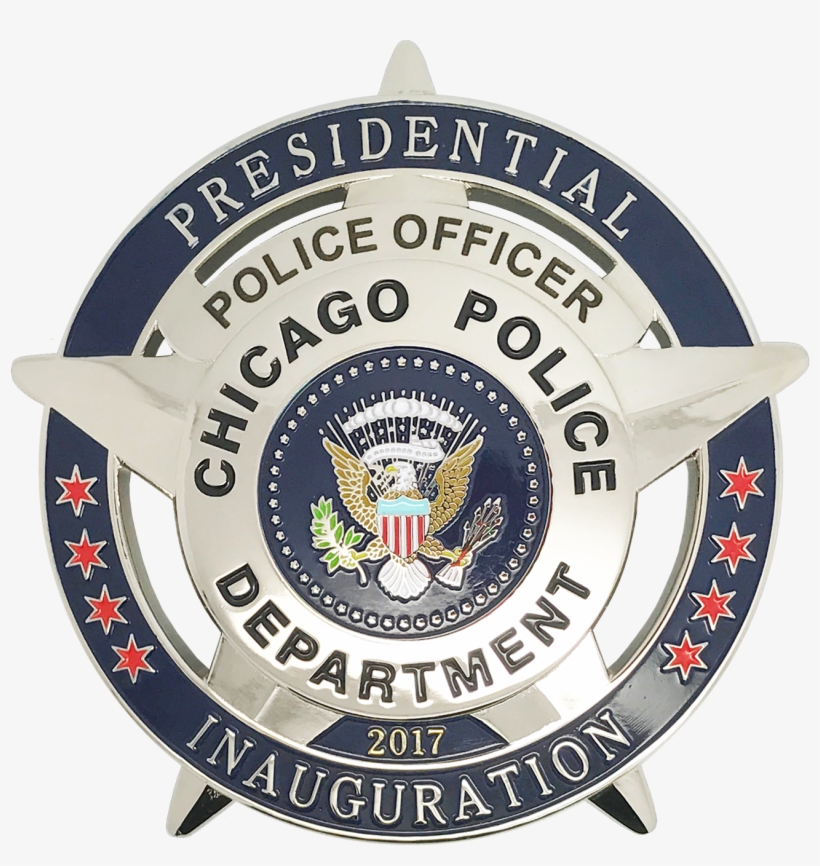 Chicago Police Star Presidential Inaguration Badge - Police Badge Chicago, transparent png #1516753