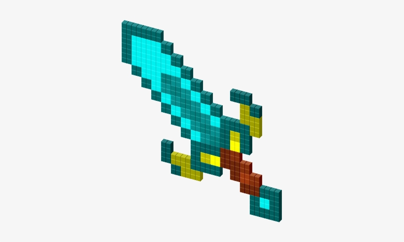 Minecraft Diamond Sword and Diamond cursor – Custom Cursor