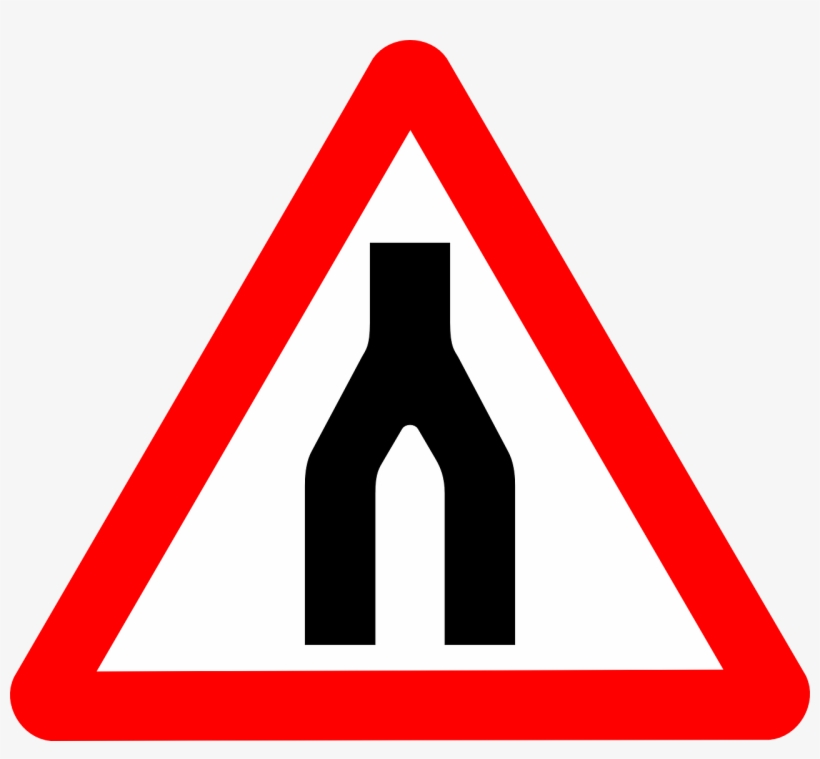 Intersection Of Road Signs - Side Road Right Sign, transparent png #1534964