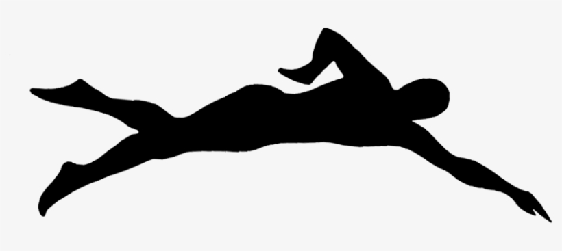 Swimming - Person Swimming Silhouette Png - Free Transparent PNG ...