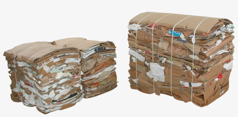 Cardboard Bales2 - Cardboard Bale - Free Transparent PNG Download - PNGkey