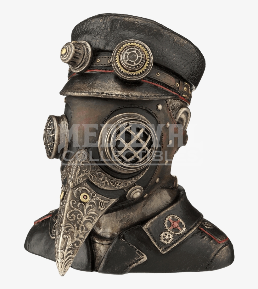 Steampunk Plague Doctor Bust Trinket Box Plague Doctor Steam Punk Free Transparent Png Download Pngkey - steampunk doctor roblox